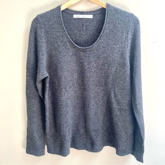 Woolrich Gray soft wool blend sweater L - Picture 1 of 7